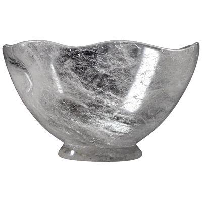 Gemstone bowl - Rock Crystal, 1960s/70s 
