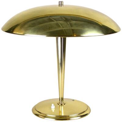 Art Deco Brass Table Lamp, Austria, circa 1920