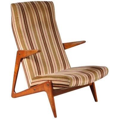 1950s Lounge Chair Attributed to Alfred Hendrickx for Belform, Belgium