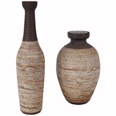 1960s Pair of Ravelli Ceramic Vases
