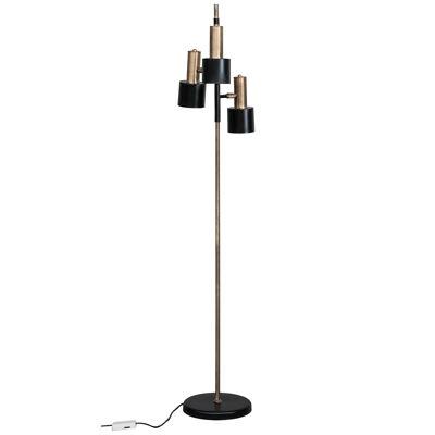 Mid-Century Brass Adjustable Floor Lamp (No.2)