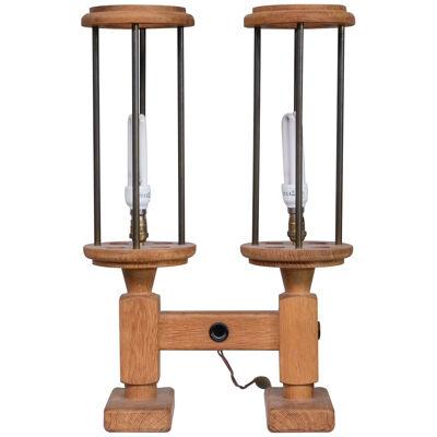Pair of Guillerme et Chambron Mid-Century French Table Lamps