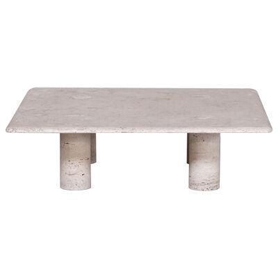 Angelo Mangiarotti Mid-Century Travertine Table for Up & Up