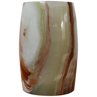English Onyx Mid-Century Vase