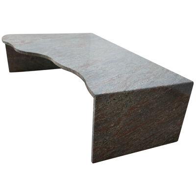 Dutch Wavy Free Form Marble or Granite Coffee Table