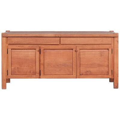 French Elm Mid-Century Sideboard in the manner of Chapo