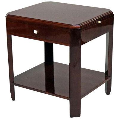 Art Deco Rosewood Side Table by DIM