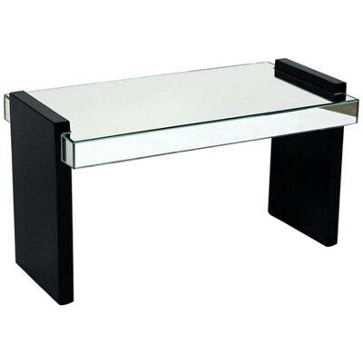 Art Deco Mirror Side Table by Jacques Adnet