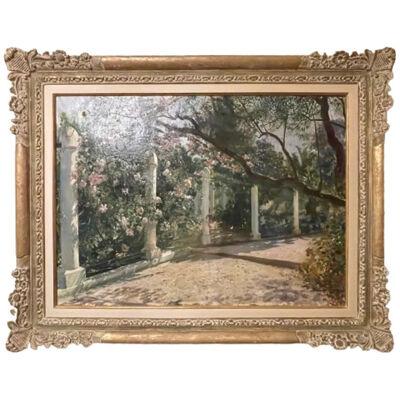 Georges Antoine Rochegrosse, Oil on Canvas, Almond Trees, Sotheby's Provenance