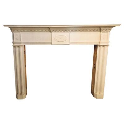 Monumental Hand Carved Neoclassical Fire Place Surrounds	
