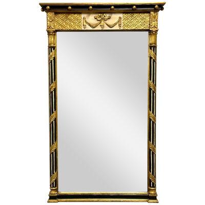 Hollywood Regency Giltwood Mirror, Wall / Console Mirror, Made in Italy