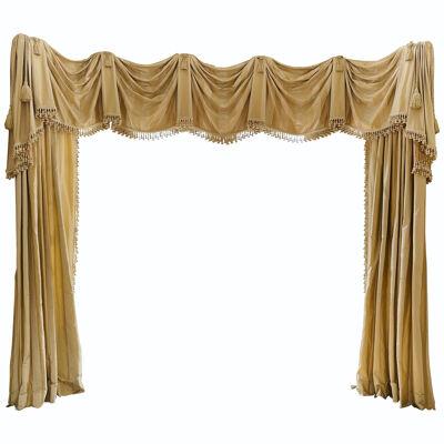 Set of Scalamandre Drapes, Curtains or Window Treatments. Linen.