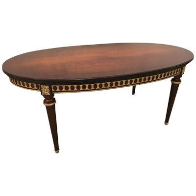 Louis XVI Style Bronze-Mounted Dining Room Table, in the Manner of Jansen