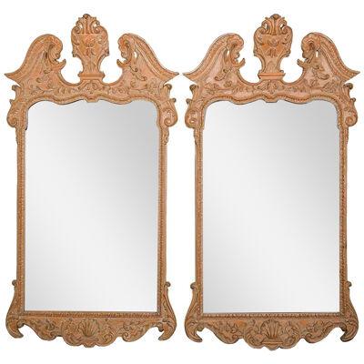 Pair of French Empire Style Mirrors