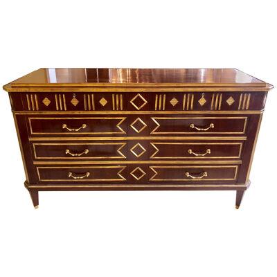 Monumental Russian Neoclassical Style Commode or Chest in the Louis XVI Style