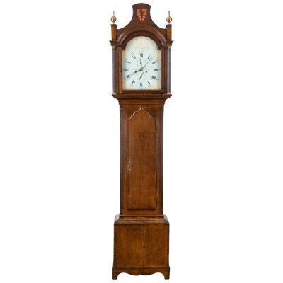 A George III Oak Longcase Clock By Thomas Husband Of Hull