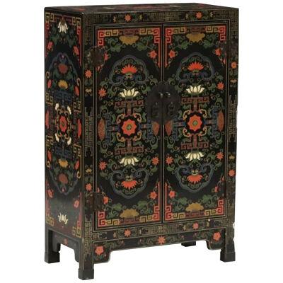 A Decorative Chinese Two Door Cabinet