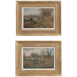 A Pair Of Norfolk Scene Oil Paintings By Keith Johnson