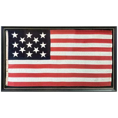 A Rare And Large Vintage US Naval Flag From USS New York.