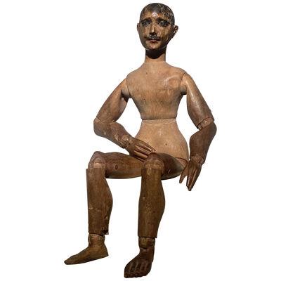 Antique Wooden Lay Figure
