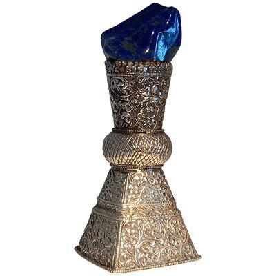 Tibetan Religious Object wit a Lapis Lazuli Top