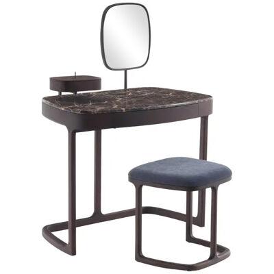 Make-Up Ash Stained Set Coiffeuse and Stool