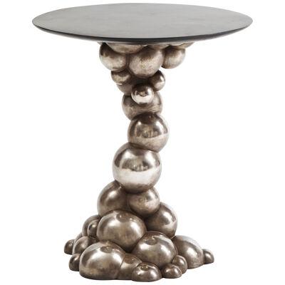 Blackened Bronze Bubble Side Table, USA