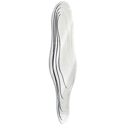 Wall Decorative Full-Length Mirror Organic Curved Shape Layers Made in Italy