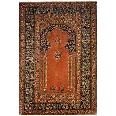 Antique Kaysery Turkey Hand Knotted Wool Rug, circa 1950