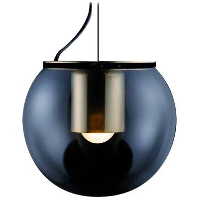 Joe Colombo Suspension Lamp 'The Globe' Large Gold by Oluce