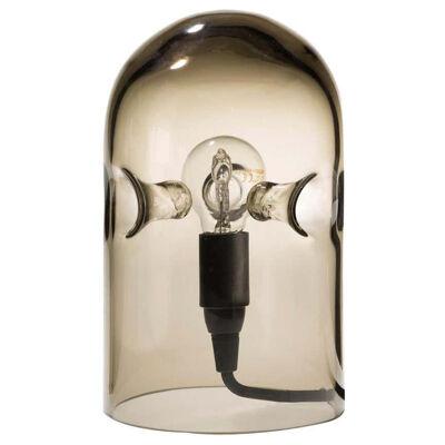 Gijs Bakker 'Tripod' Smoke Glass Table Lamp by Karakter