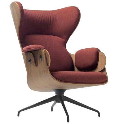 Jaime Hayon Contemporary Plywood Upholstery Lounger Armchair for BD