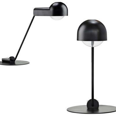 Set of Two Joe Colombo 'Domo' Steel Table Lamps by Karakter