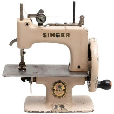 Antique Century Traditional Toy Singer Sewing Machine Reproduction, circa 1950