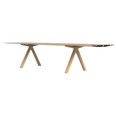 Konstantin Grcic, Contemporary Laminated Aluminum Wood Legs 360 Large B Table