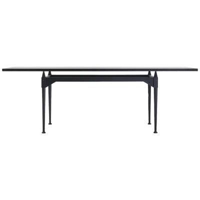 Franco Albini TL3 Table, Black Dyed Wood and Glass by Cassina