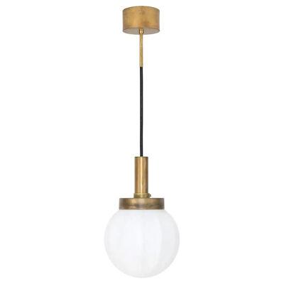 Johan Carpner Klyfta Small Raw Brass Ceiling Lamp by Konsthantverk