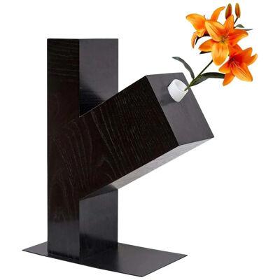 Twenty-Seven Woods, Chinese Artificial Flower Vase Omega by Ettore Sottsass