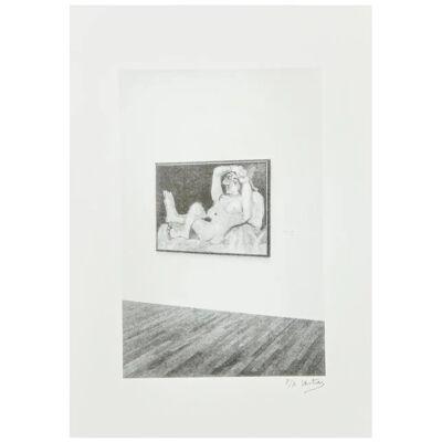 Hand Signed Lithography 'The museum' by Vastian