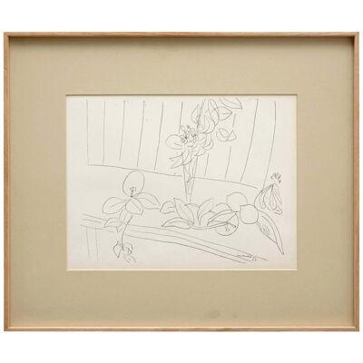 Lithograph Reproduction after Henri Matisse Drawing