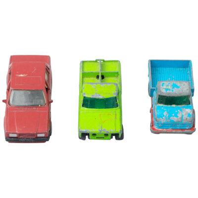 Set of Three Vintage Toy MatchBox Cars, circa 1960