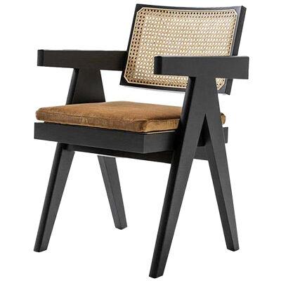 Pierre Jeanneret 051 Capitol Complex Office Chair with Cushion by Cassina