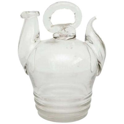Early 20th Century, Century Spanish Blown Glass Traditional Pitcher