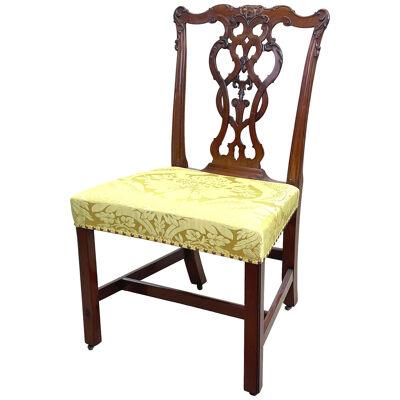 Chippendale Mahogany Single Side Chair
