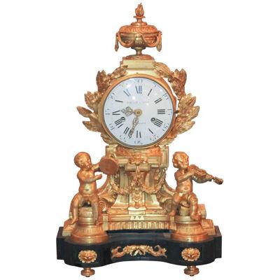 Fine 19th Century Parisian Bronze Clock