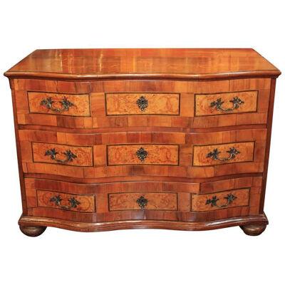 18th Century South German Oak and Walnut Commode