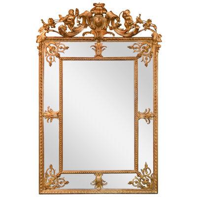 Superb 19th Century French Louis XV Mirror