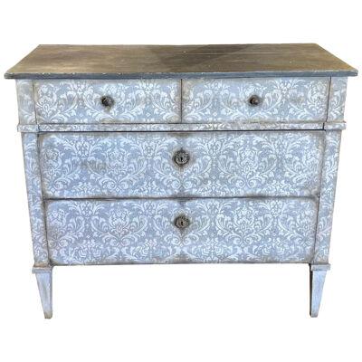 Vintage Italian Painted Neo-Classical Chest from Florence