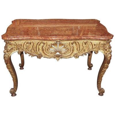 Italian Carved Giltwood Centre Table