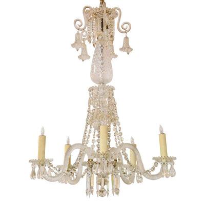 19th Century Portuguese Crystal Chandelier